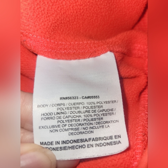 Nike- Unisex - Edisto Beach Tangerine Color Therma Fit Hoodie - Size L - Picture 4 of 6